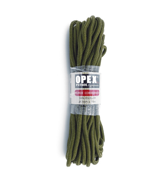 CORDE COMMANDO DIAMETRE 7MM Vert