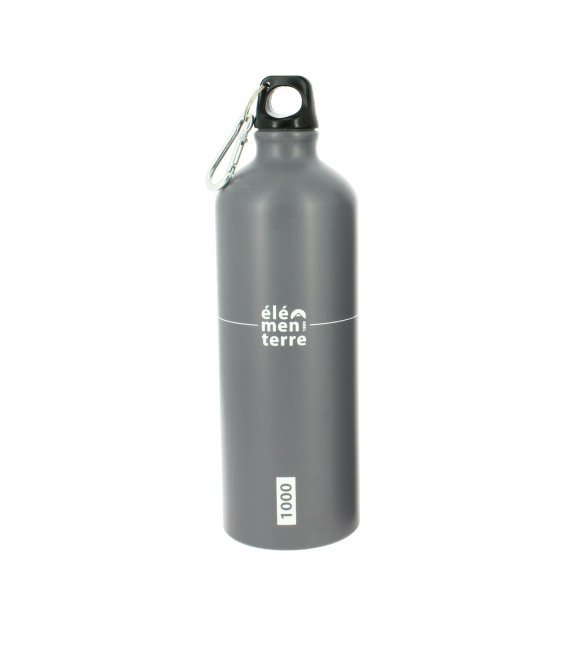 Gourde aluminium 1000ml PEAR 1000 Anthracite