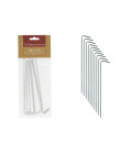 Lot de 10 piquets acier 18cm PEG H