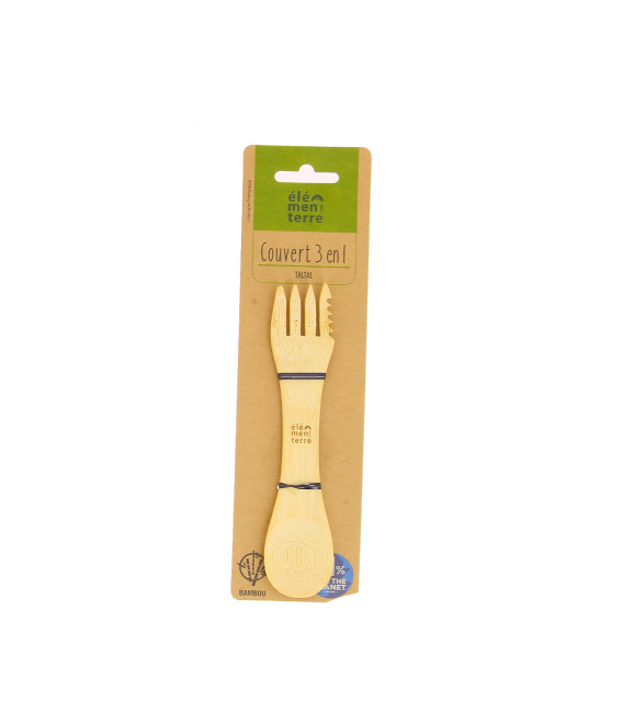 Couverts 3 en 1 bois TALTAL