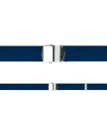 Ceinture sangle bleu boucle argent