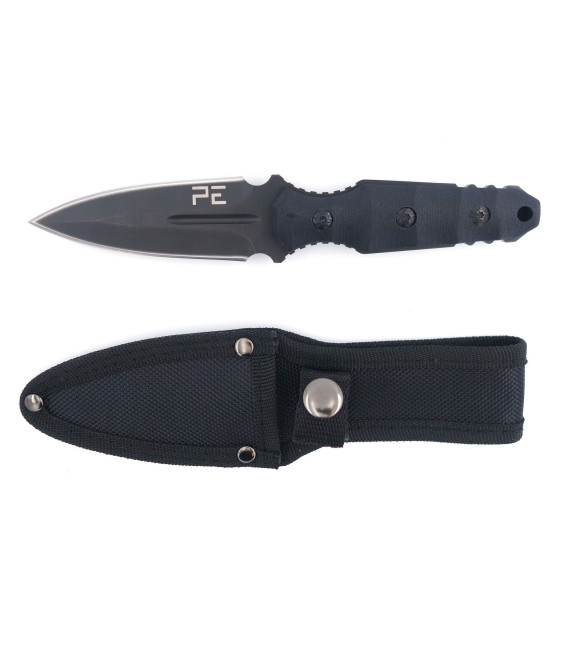 Couteau de botte 20cm noir