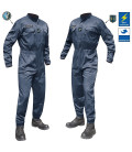 Combinaison intervention platinium Bleu