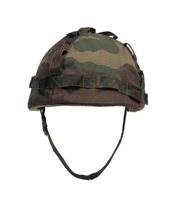 Casque type militaire US camouflage Woodland