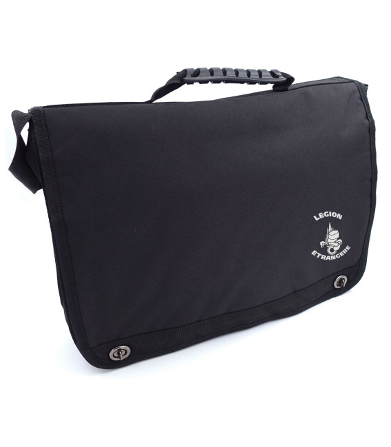 Cartable porte documents serigraphie legion : noir