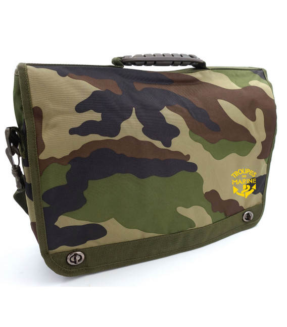 Cartable porte documents serigraphie tdm : camouflage