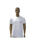 T-shirt cooldry serigraphie marine n coeur et dos