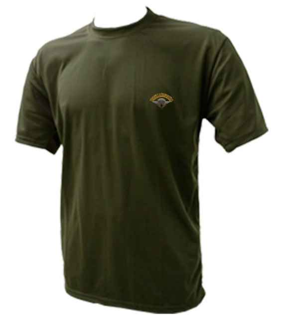 T-shirt cooldry serigraphie : para vert