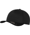 Casquette Flex fit 5 panneaux noir
