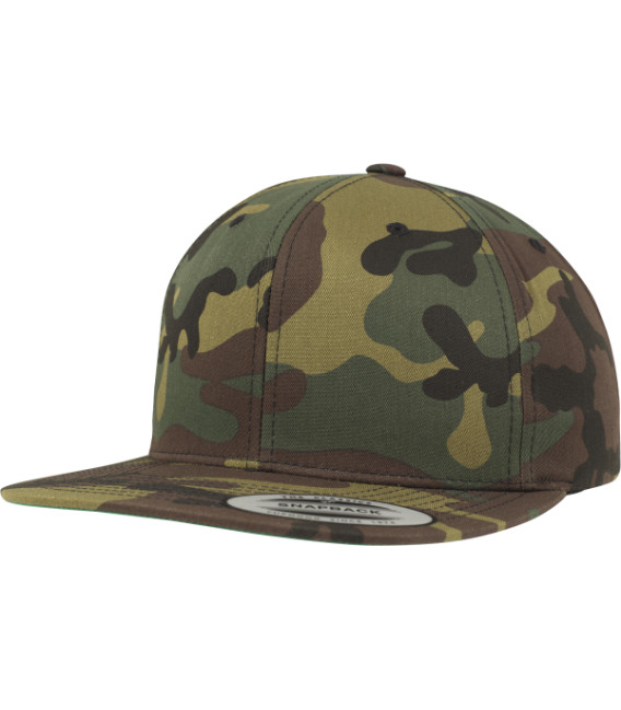 Casquette snapback cam woodland classique