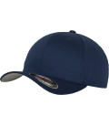 Casquette Flexfit en laine peigné marine