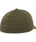 Casquette Flexfit en laine peigné kaki olive