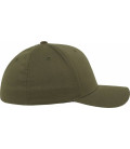 Casquette Flexfit en laine peigné kaki olive