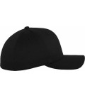 Casquette Flexfit en laine peigné noir