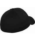 Casquette Flexfit en laine peigné noir