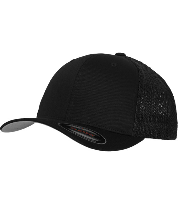 Casquette camionneur en filet Flexfit noir