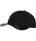 Casquette camionneur en filet Flexfit noir