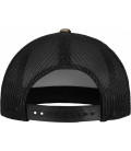 Casquette camionneur bicolore woodland/noir