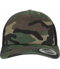 Casquette camionneur bicolore woodland/noir