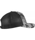 Casquette camionneur bicolore darkcamo/noir