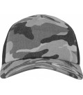 Casquette camionneur bicolore darkcamo/noir