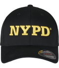 Casquette NYPD logo 3D Flexfit noir
