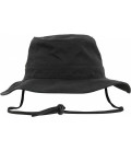 Chapeau de pêche ripstop noir