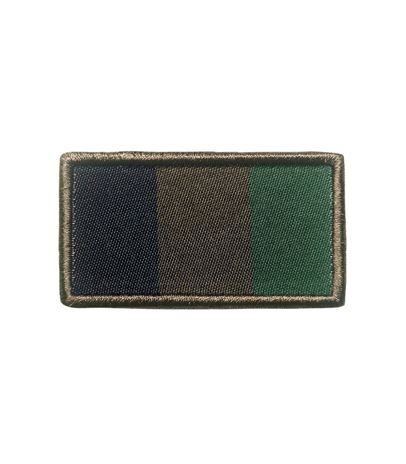 Patch drapeau français basse visibilité brodé sur tissu
