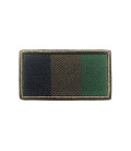 Patch drapeau français basse visibilité brodé sur tissu