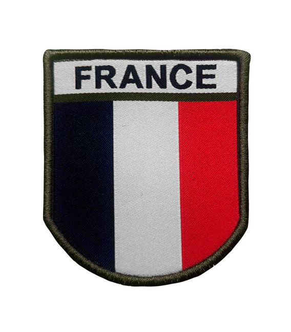 Ecusson France haute visibilité brodé sur tissu