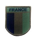 Ecusson France basse visibilité brodé sur tissu