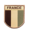 Ecusson France désert brodé sur tissu