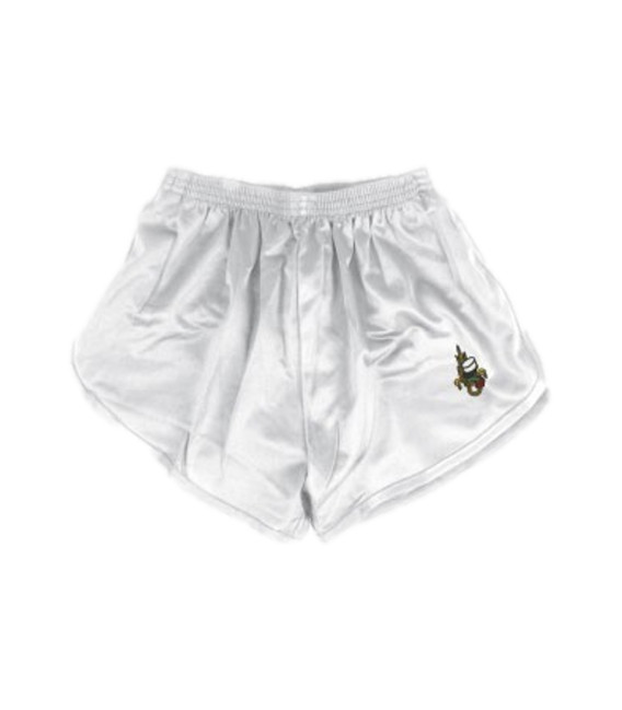 Short cooldry brode legion blanc