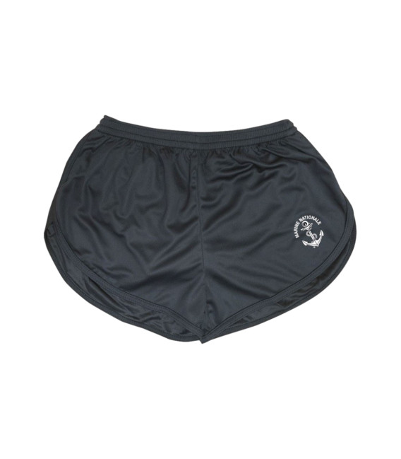Short cooldry serigraphie marine nationale noir