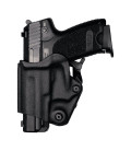 Holster gaucher Vegatek Short VKS8 noir pour PAMAS MAS-G1