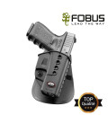 Holster rigide Fobus polymère pour Glock rétention passive vis ajustage