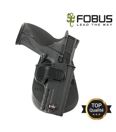 Holster rigide Fobus polymère pour Smith Wesson MP9 paddle fixe