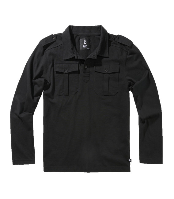 Chemise Willis manches longues noir