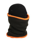 Tour de cou réversible orange-vert enfant