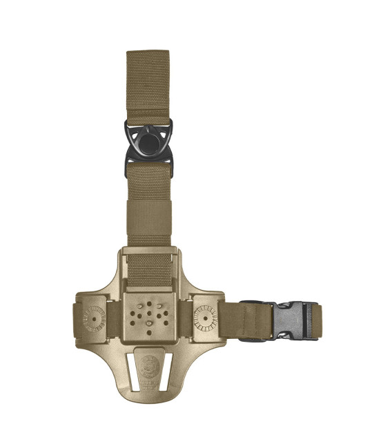 Plaque de cuisse compacte 1 sangle 8K17 tan