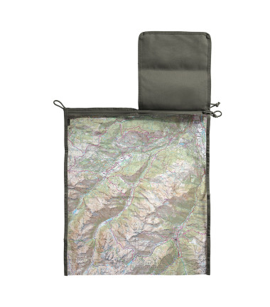 Porte carte avec poche Expédition vert olive