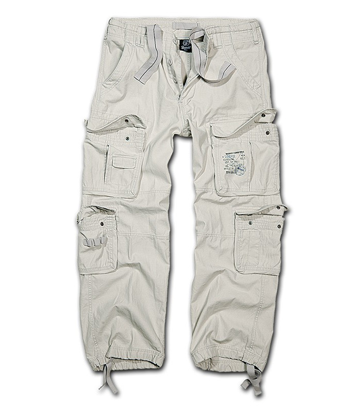 Pantalon Cargo Homme Grande Taille - Poches Multiples, Élastique, Style Vintage Militaire Noir