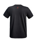 T-shirt Strong A10 noir logos vert olive/rouge