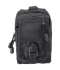 Poche Molle Multi Compartiments Ripstop Noir