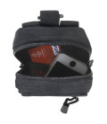 Poche Molle Multi Compartiments Ripstop Noir