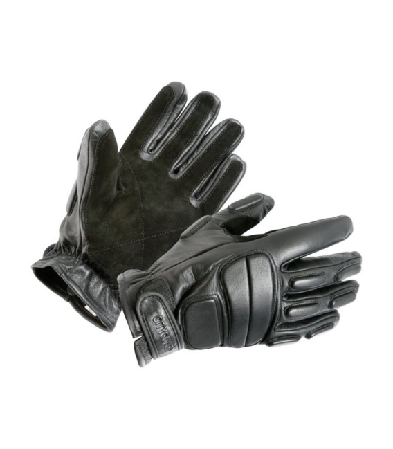 Gants D'Intervention Cuir Noir