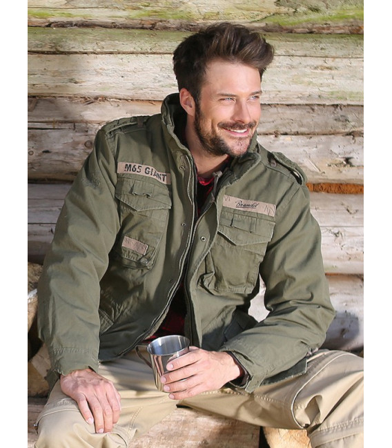 Veste Brandit M-65 Giant homme Darkcamo style militaire