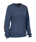 Pull femme chasse Arthemis bleu Club interchasse