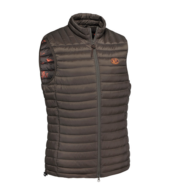 Gilet chasse matelassé Philibert Club Interchasse marron