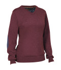 Pull femme chasse Arthemis Club Interchasse prune